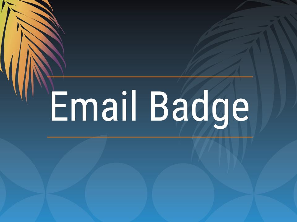 Email-badge