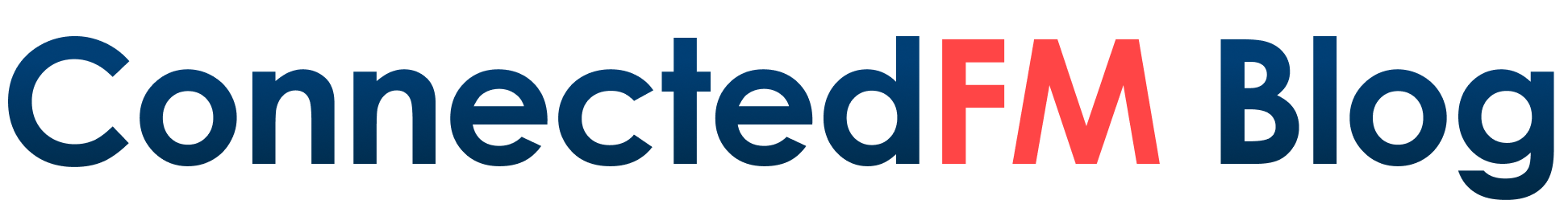 ConnectedFM Blog text logo