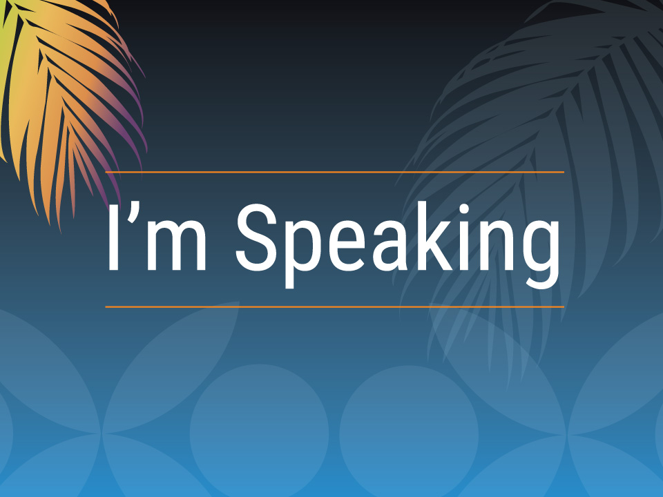 Speaking